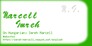 marcell imreh business card